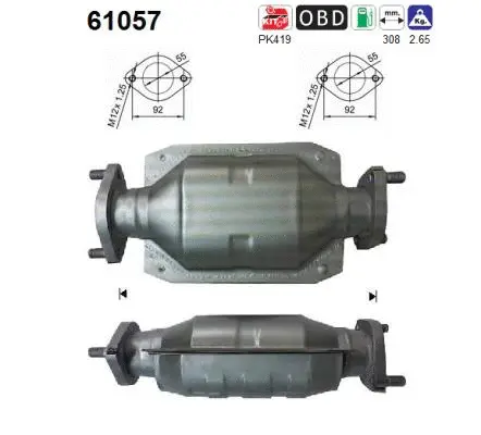 Catalyseur AS 61057