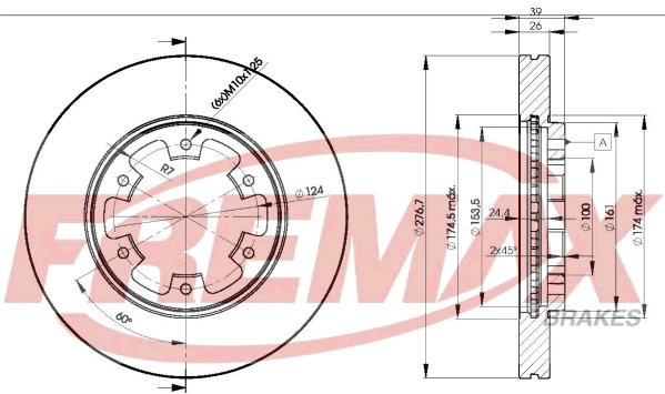 Disque de frein FREMAX BD-3101