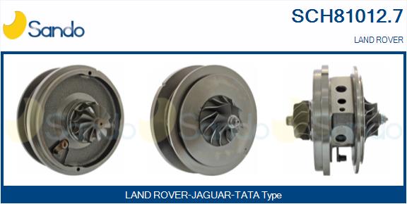 Groupe carter, turbocompresseur SANDO SCH81012.7