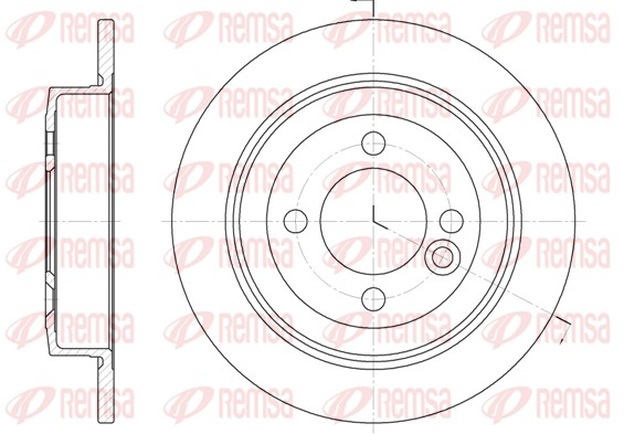 Disque de frein REMSA 6629.00