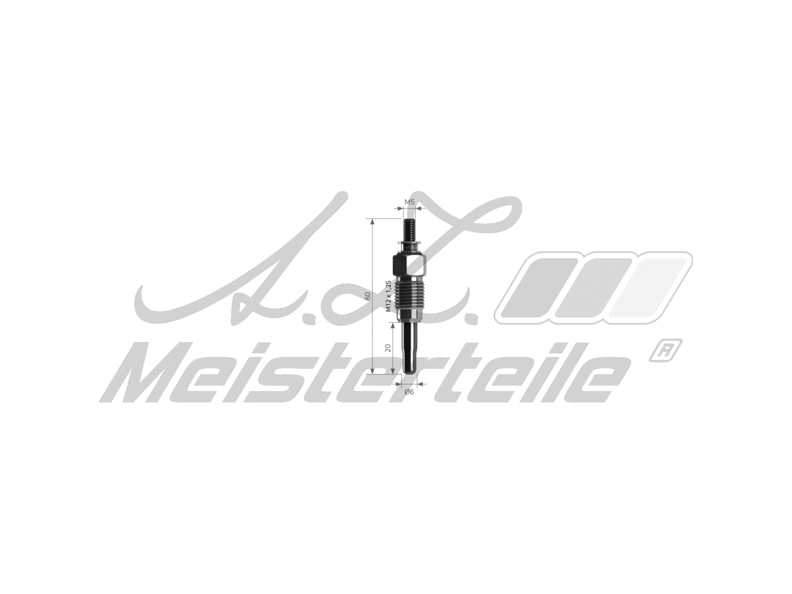 Bougie de préchauffage A.Z. Meisterteile AZMT-49-040-1009