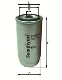 Filtre à carburant SAMPIYON FILTER CS 0165 M