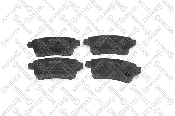 Kit de plaquettes de frein, frein à disque STELLOX 000 044-SX