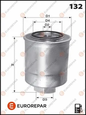 Filtre à carburant EUROREPAR 1643627480