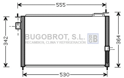 Condenseur, climatisation BUGOBROT 62-HD5209