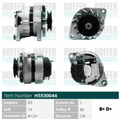 Alternateur HOFFER H5530044