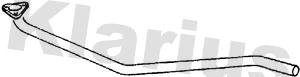 Tuyau d'échappement KLARIUS 130021