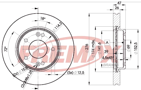 Disque de frein FREMAX BD-3290
