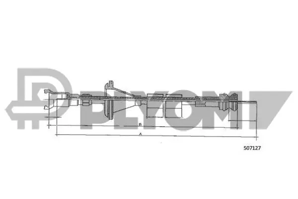 Câble flexible de commande de compteur PLYOM P760936
