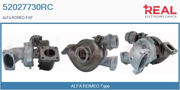 Turbocompresseur, suralimentation REAL 52027730RC