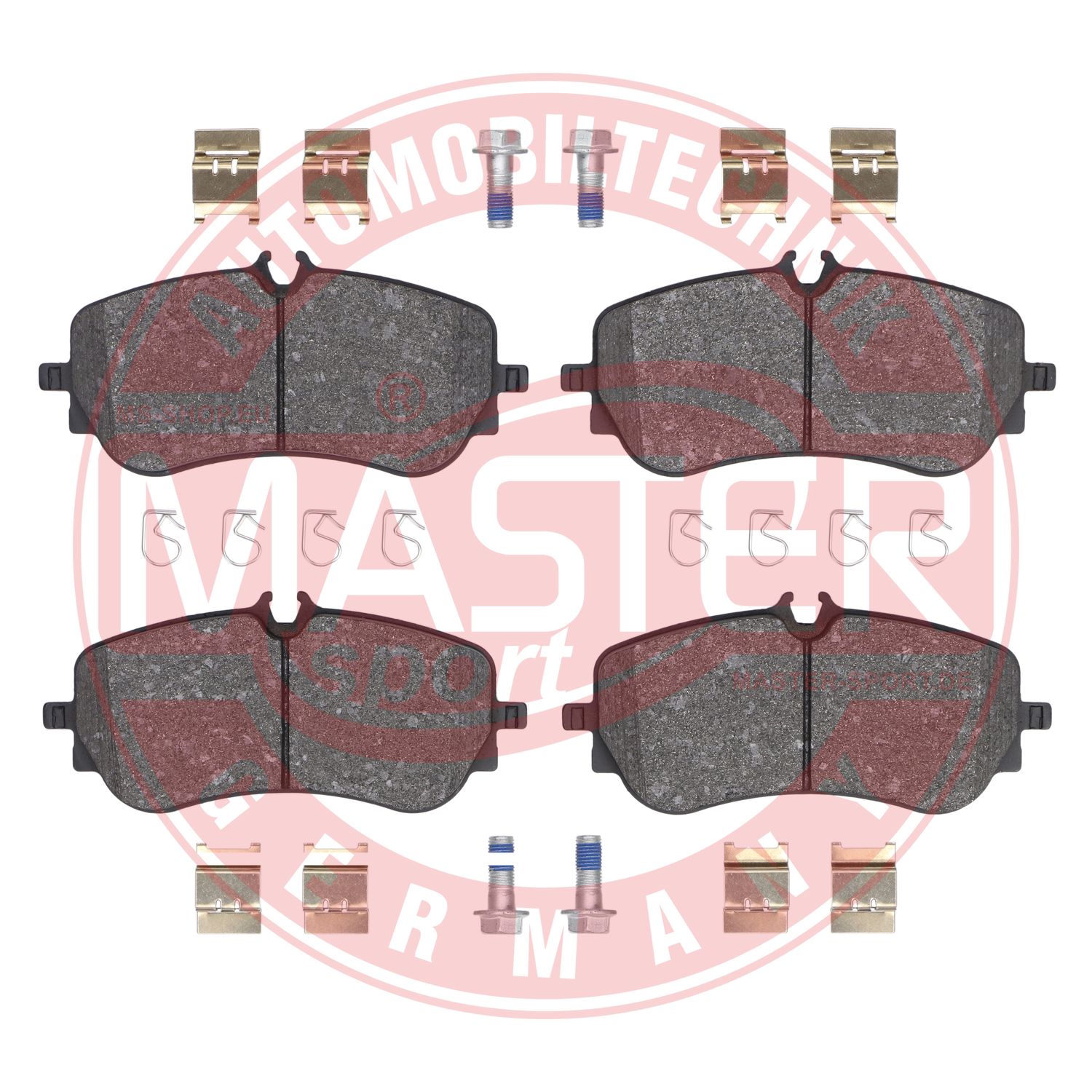 Kit de plaquettes de frein, frein à disque MASTER-SPORT GERMANY 13046038802N-SET-MS