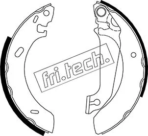 Jeu de mâchoires de frein fri.tech. 1040.133