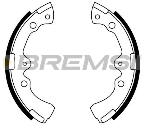 Jeu de mâchoires de frein BREMSI GF0935