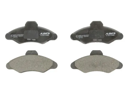Kit de plaquettes de frein, frein à disque ABE C1G017ABE