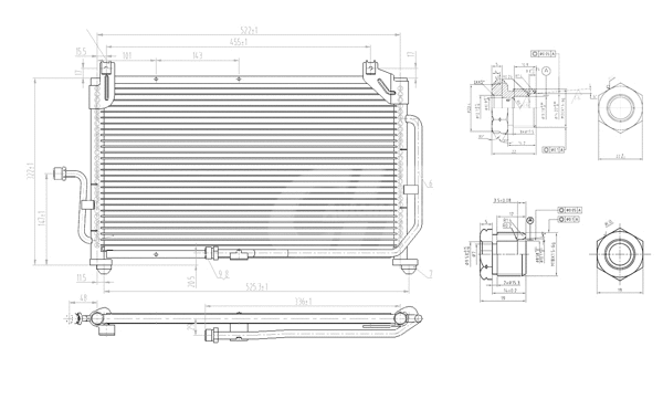 Condenseur, climatisation HART 602 447