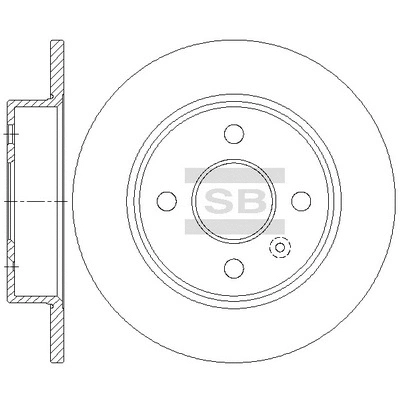 Disque de frein Hi-Q SD5117