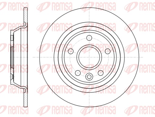 Disque de frein REMSA 61167.00