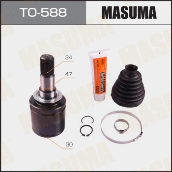 Jeu de joints, arbre de transmission MASUMA TO-588