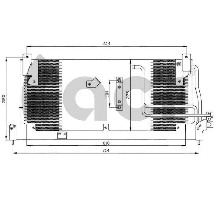 Condenseur, climatisation ACR 300569