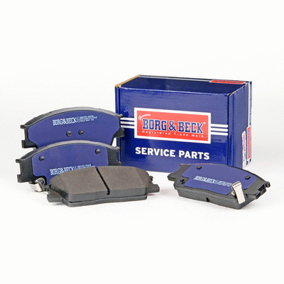 Kit de plaquettes de frein, frein à disque BORG & BECK BBP2915