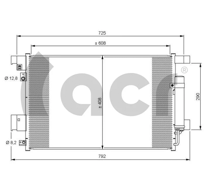 Condenseur, climatisation ACR 300662