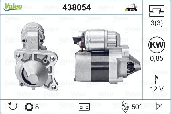 Démarreur VALEO MX 438054