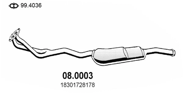 Catalyseur ASSO 08.0003