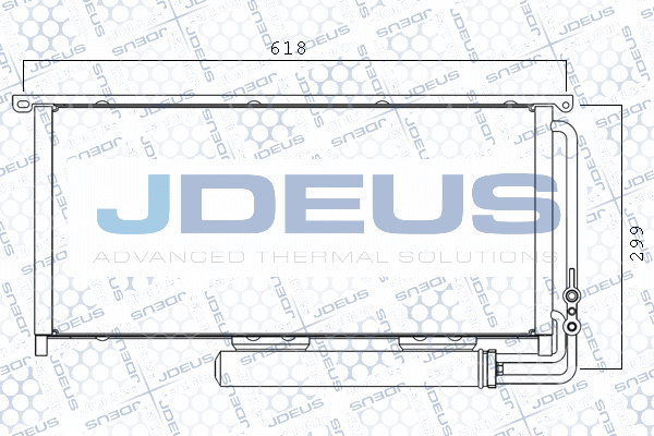Condenseur, climatisation JDEUS M-7170500