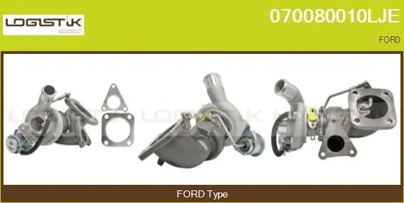 Turbocompresseur, suralimentation LGK 070080010LJE
