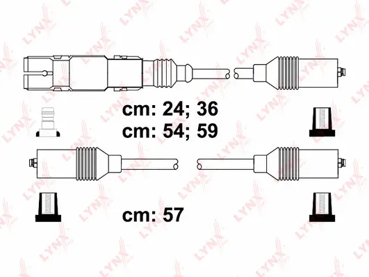 Kit de câbles d'allumage LYNXAUTO SPC8003