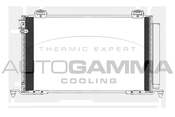 Condenseur, climatisation AUTOGAMMA 104921