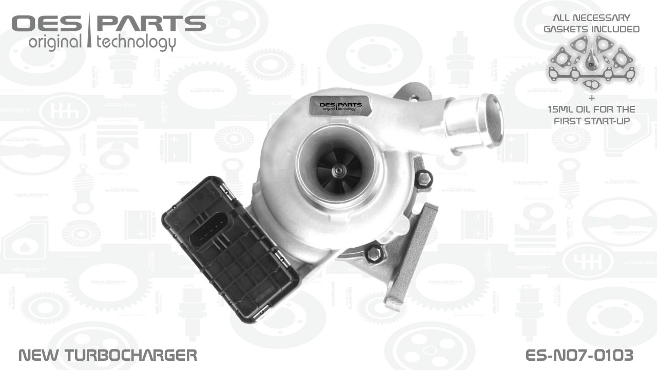 Turbocompresseur, suralimentation OES PARTS ES-N07-0103