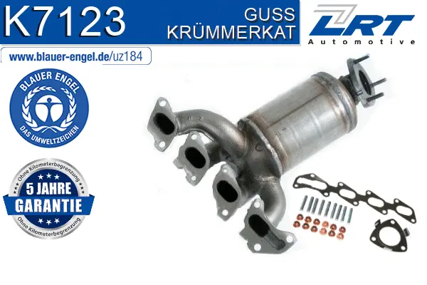 Catalyseur en coude LRT K7123