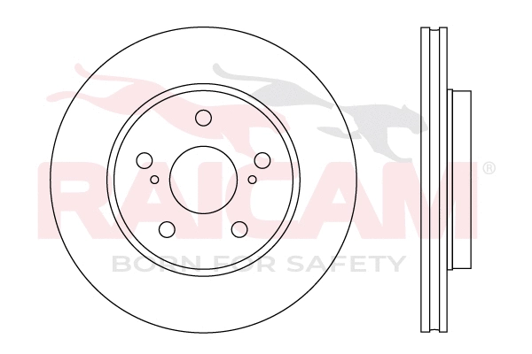Disque de frein RAICAM RD01596