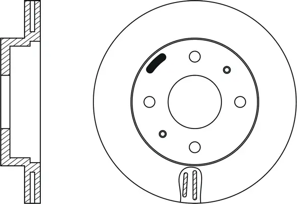 Disque de frein FIT FR0214V
