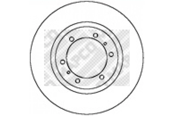 Disque de frein MAPCO 45546