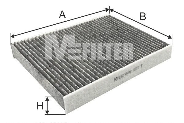 Filtre, air de l'habitacle MFILTER K 9198C