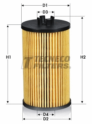 Filtre à huile TECNECO FILTERS OL2153E