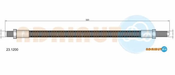 Flexible de frein ADRIAUTO 23.1200