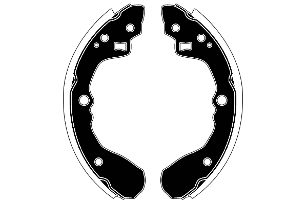 Jeu de mâchoires de frein RAICAM RA28151