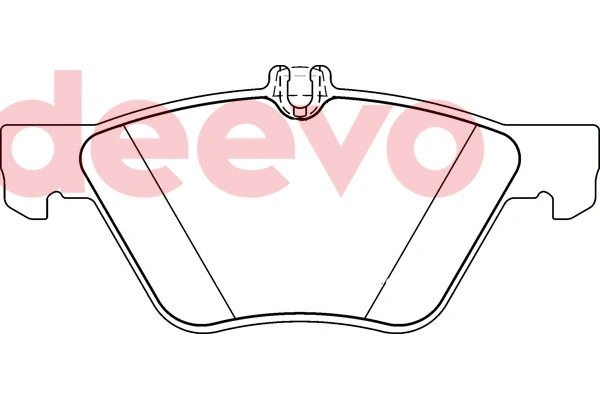Kit de plaquettes de frein, frein à disque DEEVO BP83360