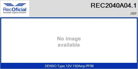 Alternateur RECOFICIAL REC2040A04.1
