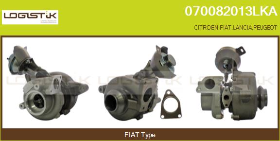 Turbocompresseur, suralimentation LGK 070082013LKA