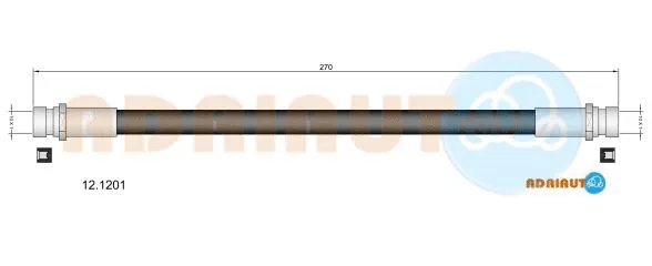 Flexible de frein ADRIAUTO 12.1201