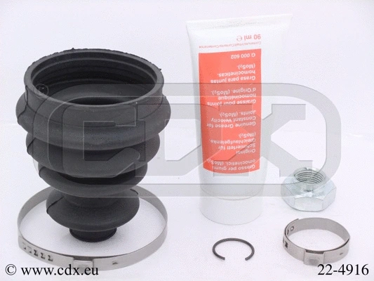 Jeu de joints-soufflets, arbre de commande CDX 22-4916