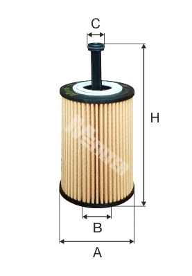 Filtre à huile MFILTER TE 614