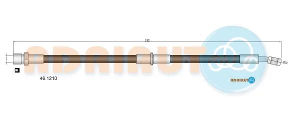 Flexible de frein ADRIAUTO 46.1210