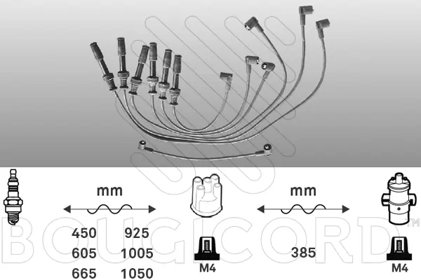 Kit de câbles d'allumage EFI AUTOMOTIVE 4325