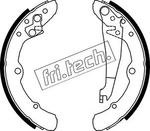 Jeu de mâchoires de frein fri.tech. 1016.020