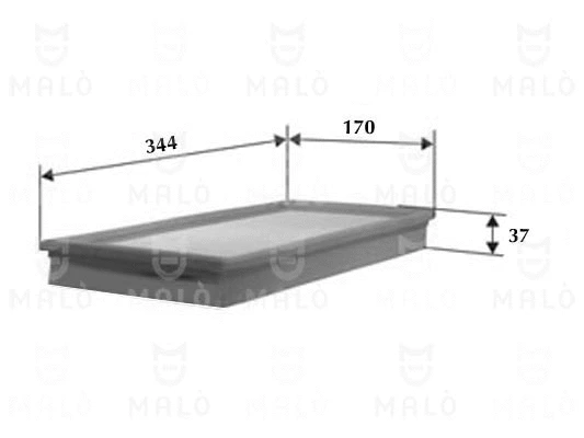 Filtre à air AKRON-MALÒ 1500522